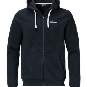 Felpa cappuccio e zip MLAR NERO